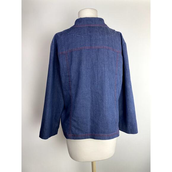 BETS by Canvasbacks Vintage Chambray Button Down Shirts Women’s Size Large15 - Picture 4 of 6